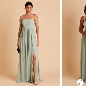 Birdy Grey Strapless Sage Green Dress